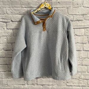Blue Pullover Fleece Womens Medium 